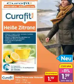 Netto Marken-Discount Curafit Heiße Zitrone oder Holunder Angebot