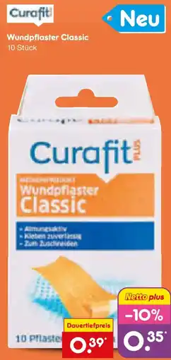 Netto Marken-Discount Curafit Wundpflaster Classic Angebot