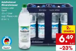 Netto Marken-Discount Adelholzener Mineralwasser Angebot