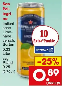 Netto Marken-Discount San Pellegrino Angebot