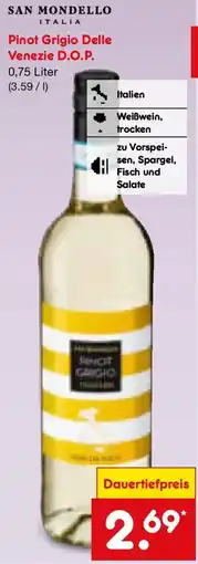 Netto Marken-Discount SAN MONDELLO Pinot Grigio Delle Venezie D.O.P. Angebot