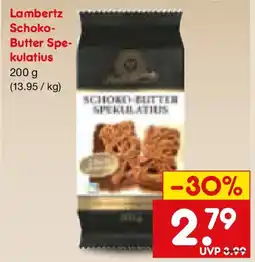 Netto Marken-Discount Lambertz Schoko-Butter Spekulatius Angebot
