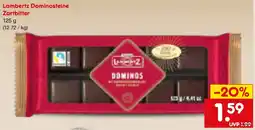 Netto Marken-Discount Lambertz Dominosteiene Zartbitter Angebot