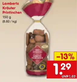 Netto Marken-Discount Lambertz Kräuter Printinchen Angebot