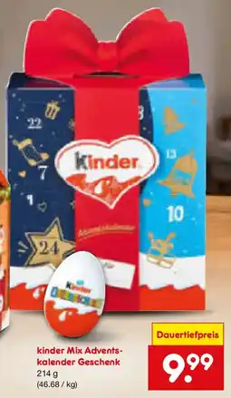 Netto Marken-Discount kinder Mix Adventskalender Geschenk Angebot
