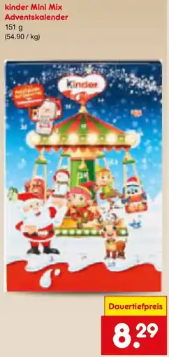 Netto Marken-Discount kinder Mini Mix Adventskalender Angebot