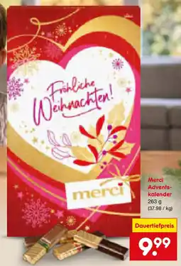 Netto Marken-Discount Merci Adventskalender Angebot
