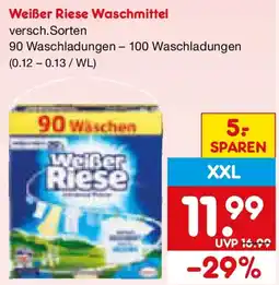 Netto Marken-Discount Weißer Riese Waschmittel Angebot