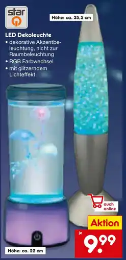 Netto Marken-Discount star LED Dekoleuchte Angebot