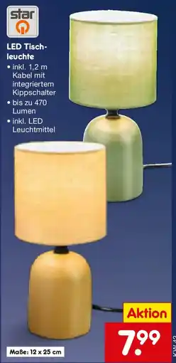 Netto Marken-Discount star LED Tischleuchte Angebot