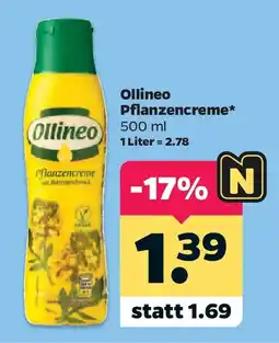 Netto Ollineo Pflanzencreme Angebot