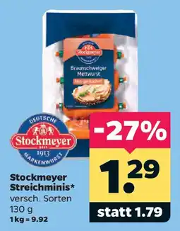 Netto Stockmeyer Streichminis Angebot
