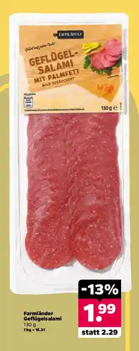 Netto Farmländер Geflügelsalami Angebot