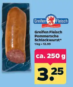 Netto Greifen Fleisch Pommersche Schlackwurst Angebot