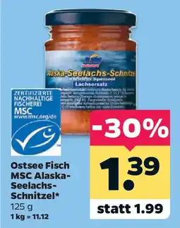 Netto Ostsee Fisch MSC Alaska-Seelachs-Schnitzel Angebot