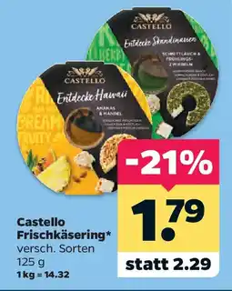 Netto Castello Frischkäsering Angebot
