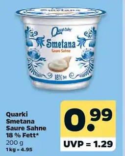 Netto Quarki Smetana Saure Sahne 18% Fett Angebot