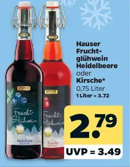 Netto Hauser Frucht-glühwein Heidelbeere oder Kirsche Angebot