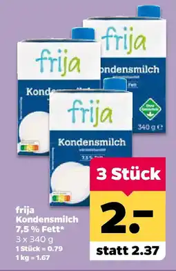 Netto frija Kondensmilch 7,5% Fett Angebot