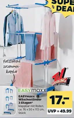 Netto EASYmaxx Wäscheständer 3 Etagen Angebot