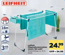 Netto Leifheit Flügelwäschetrockner Classic 180 solid Angebot
