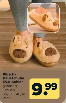 Netto Plüsch-Hausschuhe EVA-Sohle Angebot