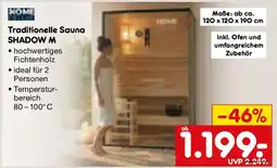 Netto Marken-Discount Traditionelle Sauna SHADOW M Angebot