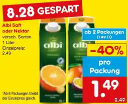 Netto Marken-Discount Albi Saft oder Nektar Angebot