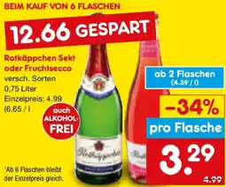 Netto Marken-Discount Rotkäppchen Sekt oder Fruchtsecco Angebot