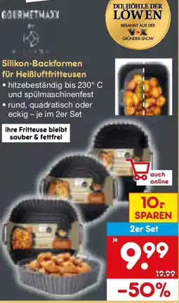 Netto Marken-Discount Silikon-Backformen für Heißluftfritteusen Angebot