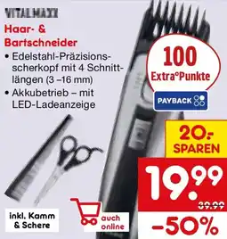 Netto Marken-Discount VITALMAXX Haar- & Bartschneider Angebot