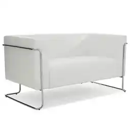 Netto Marken-Discount hjh OFFICE Lounge Sofa CURACAO Kunstleder mit Armlehnen Angebot