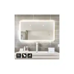 Netto Marken-Discount HOME DELUXE LED-Spiegel Rechteckig NOLA – 80 x 60 cm Angebot