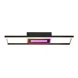 Netto Marken-Discount BRILLIANT Deckenleuchte Besson 55 x 16 x 5 cm, 2300 lm, 3000-6500 K, RGB Center Light, dimmbar, CCT Angebot