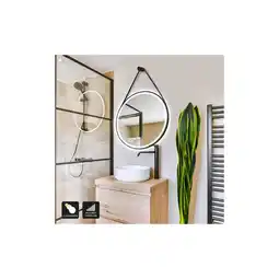 Netto Marken-Discount HOME DELUXE LED-Spiegel Rund inkl. Aufhängung FIANA – 80 cm Angebot