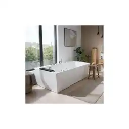 Netto Marken-Discount HOME DELUXE Whirlpool Badewanne mit ergonomischer Form BAKAL - Weiß Angebot