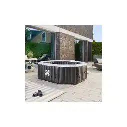 Netto Marken-Discount HOME DELUXE Outdoor Whirlpool DROP inkl. Abdeckung - ?185 cm Schwarz für 6 Personen Angebot