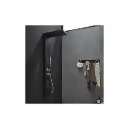 Netto Marken-Discount HOME DELUXE Duschpaneel mit Regendusche CASCATA – Schwarz Angebot