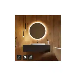 Netto Marken-Discount HOME DELUXE LED-Spiegel Rund EMMI – 80 cm Angebot
