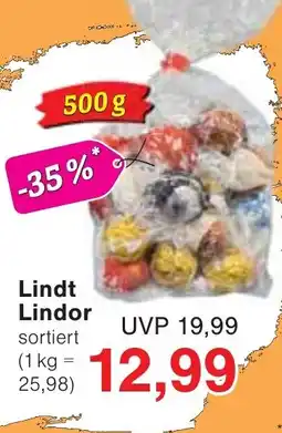 Wiglo Wunderland Lindt Lindor sortiert Angebot