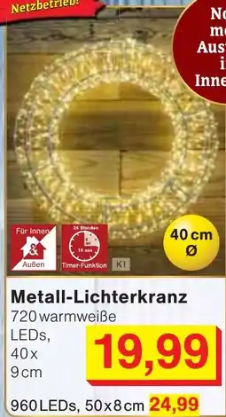 Wiglo Wunderland Metall-Lichterkranz Angebot