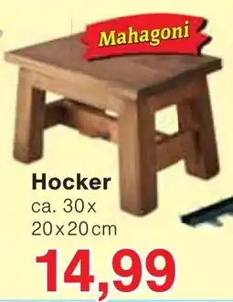 Wiglo Wunderland Mahagoni Hocker Angebot