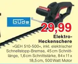 Wiglo Wunderland Güde Elektro-Heckenschere Angebot