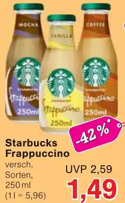 Wiglo Wunderland Starbucks Frappuccino Angebot