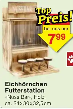 Wiglo Wunderland Eichhörnchen Futterstation »Nuss Bar«, Holz Angebot