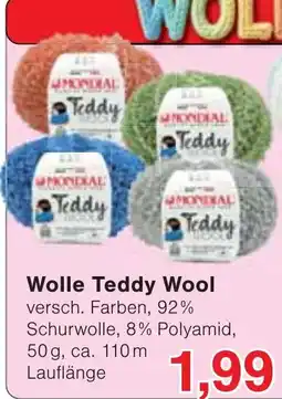 Wiglo Wunderland Wolle Teddy Wool Angebot