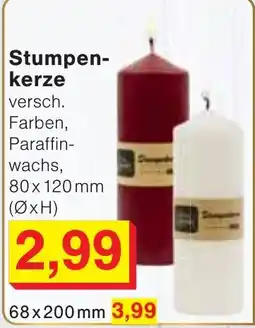 Wiglo Wunderland Stumpenkerze Angebot
