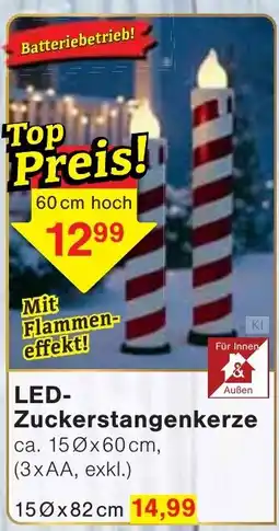 Wiglo Wunderland LED-Zuckerstangenkerze Angebot