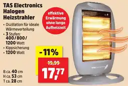 Thomas Philipps TAS Electronics Halogen Heizstrahler Angebot