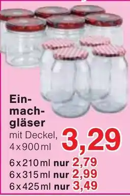 Wiglo Wunderland Einmachgläser mit Deckel Angebot